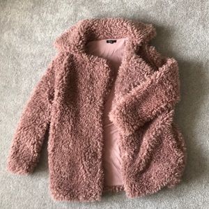 Pink Teddy Coat